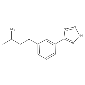 4-[3-(1H-1,2,3,4-tetrazol-5-yl)phenyl]butan-2-amine结构式