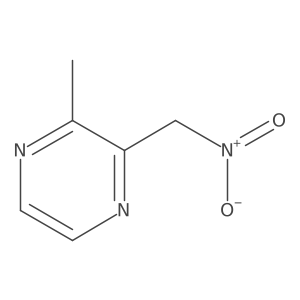 2-Methyl-3-(nitromethyl)pyrazine Structure