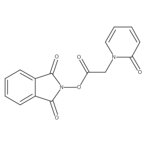 1,3-dioxo-2,3-dihydro-1H-isoindol-2-yl 2-(2-oxo-1,2-dihydropyridin-1-yl)acetate Structure