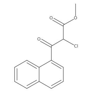 Methyl I+/--chloro-I(2)-oxo-1-naphthalenepropanoate Structure