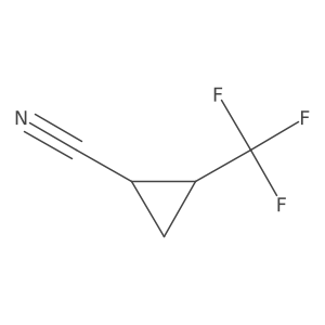 rac-(1R,2R)-2-(trifluoromethyl)cyclopropane-1-carbonitrile结构式