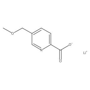 Lithium(1+)ion5-(methoxymethyl)pyridine-2-carboxylate结构式