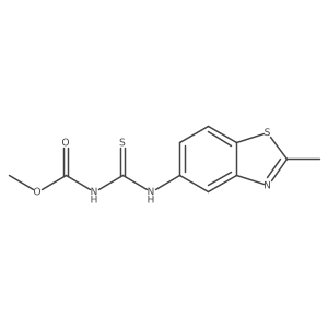 methyl N-[(2-methyl-1,3-benzothiazol-5-yl)carbamothioyl]carbamate结构式