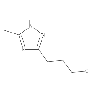 3-(3-chloropropyl)-5-methyl-4H-1,2,4-triazole结构式