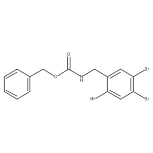 benzyl N-[(2,4,5-tribromophenyl)methyl]carbamate结构式