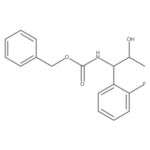 benzyl N-[1-(2-fluorophenyl)-2-hydroxypropyl]carbamate结构式