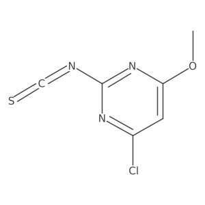 4-Chloro-2-isothiocyanato-6-methoxypyrimidine结构式