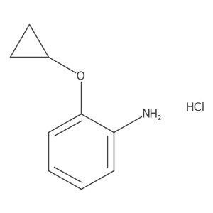 2-Cyclopropoxyaniline hydrochloride结构式