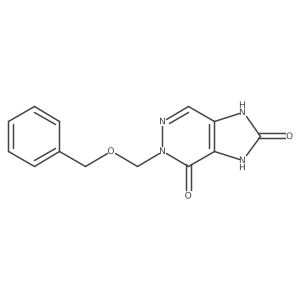 5-[(Benzyloxy)methyl]-1H-imidazo[4,5-d]pyridazine-2,4(3H,5H)-dione结构式