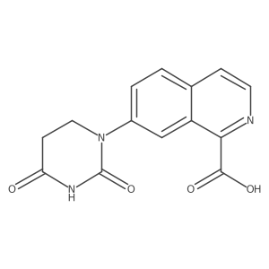 7-(2,4-Dioxo-1,3-diazinan-1-yl)isoquinoline-1-carboxylic acid Structure