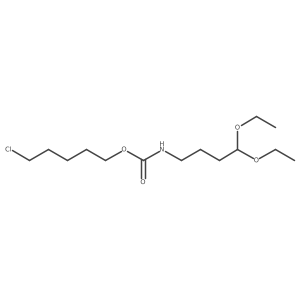 (4,4-Diethoxybutyl)carbamic acid 5-chloro-pentyl ester Structure