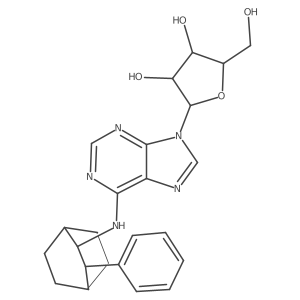 Adenosine, N-(3-phenylbicyclo[2.2.2]oct-2-yl)-结构式