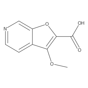 3-Hydroxyfuro[2,3-c]pyridine-2-carboxylic acid结构式