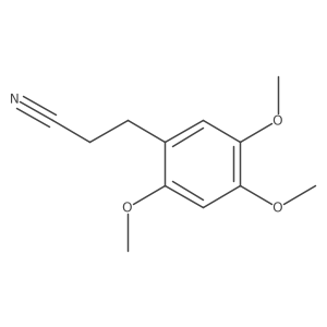 3-(2,4,5-Trimethoxyphenyl)propanenitrile Structure