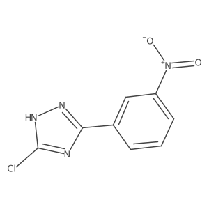 5-chloro-3-(3-nitrophenyl)-1H-1,2,4-triazole Structure