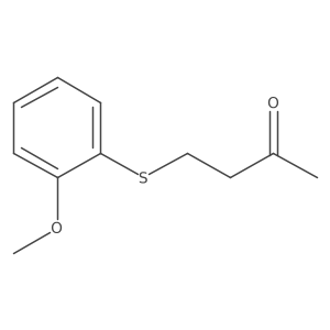 4-((2-Methoxyphenyl)thio)butan-2-one结构式