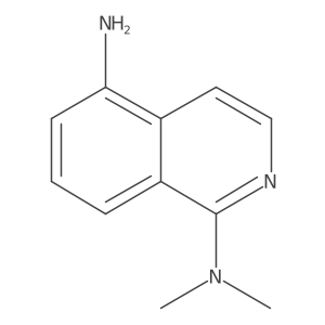 1,5-Isoquinolinediamine, N1,N1-dimethyl-结构式