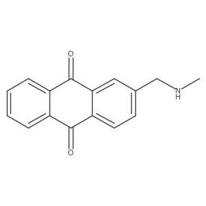 2-((Methylamino)methyl)anthracene-9,10-dione Structure
