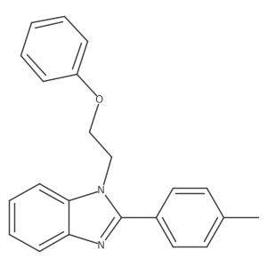1-(2-phenoxyethyl)-2-(p-tolyl)-1H-benzo[d]imidazole Structure