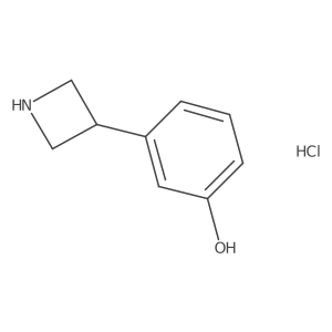 3-(Azetidin-3-yl)phenol hydrochloride Structure