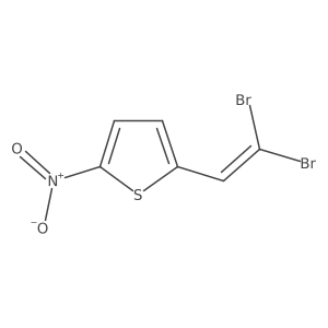 2-(2,2-Dibromoethenyl)-5-nitrothiophene Structure