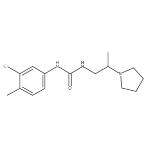 1-(3-Chloro-4-methylphenyl)-3-(2-(pyrrolidin-1-yl)propyl)urea Structure