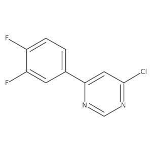 4-Chloro-6-(3,4-difluorophenyl)pyrimidine Structure