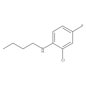 N-butyl-2-chloro-4-fluoroaniline Structure