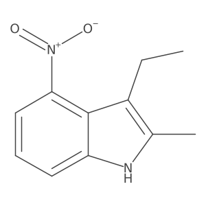3-ethyl-2-methyl-4-nitro-1H-indole Structure