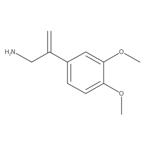 2-(3,4-Dimethoxyphenyl)prop-2-en-1-amine结构式