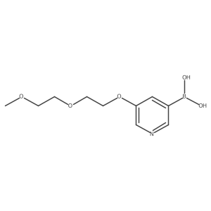 (5-(2-(2-Methoxyethoxy)ethoxy)pyridin-3-yl)boronic acid Structure