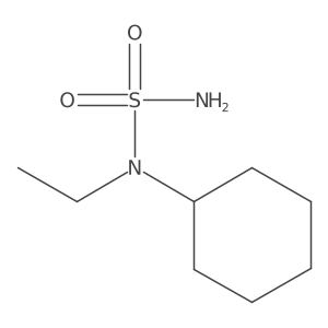 N-cyclohexyl-N-ethylaminosulfonamide结构式