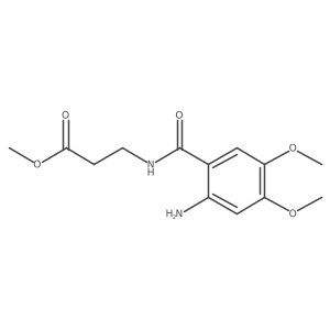 Methyl 3-[(2-amino-4,5-dimethoxyphenyl)formamido]propanoate Structure