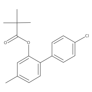 4a(2)-Chloro-4-methyl[1,1a(2)-biphenyl]-2-yl 2,2-dimethylpropanoate Structure
