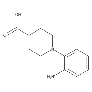 1-(2-Aminophenyl)piperidine-4-carboxylic acid Structure
