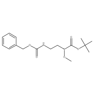 benzyl N-(2-{[(tert-butoxy)carbonyl](methoxy)amino}ethyl)carbamate Structure