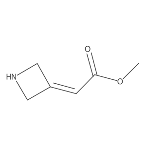 methyl 2-(azetidin-3-ylidene)acetate结构式