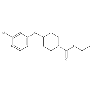 Isopropyl 4-((2-chloropyrimidin-4-yl)oxy)piperidine-1-carboxylate Structure