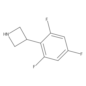 3-(2,4,6-Trifluorophenyl)azetidine Structure