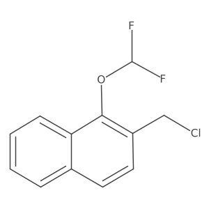 2-(Chloromethyl)-1-(difluoromethoxy)naphthalene Structure