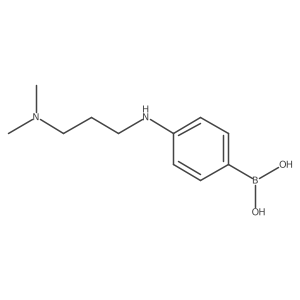 [4-[3-(Dimethylamino)propylamino]phenyl]boronic acid Structure