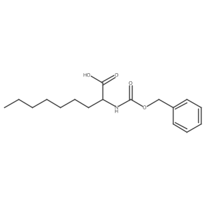 (2S)-2-[[(Phenylmethoxy)carbonyl]amino]nonanoic acid结构式