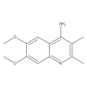 6,7-Dimethoxy-2,3-dimethylquinolin-4-amine Structure
