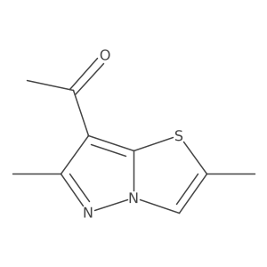1-(2,6-Dimethylpyrazolo[5,1-b][1,3]thiazol-7-yl)ethanone结构式