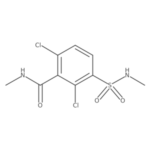 2,6-dichloro-N-methyl-3-(methylsulfamoyl)benzamide Structure