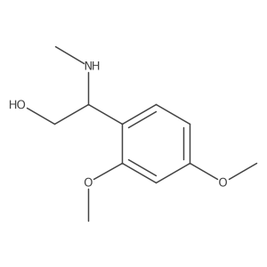 (R)-2-(2,4-Dimethoxyphenyl)-2-(methylamino)ethanol结构式