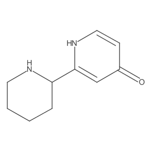 2-(Piperidin-2-yl)pyridin-4-ol结构式