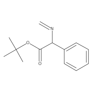 Benzeneacetic acid, I+/--(methylenamino)-, 1,1-dimethylethyl ester结构式