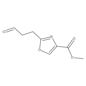 Methyl 2-(3-oxopropyl)oxazole-4-carboxylate Structure