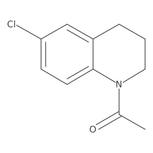 1-(6-CHloro-3,4-dihydro-2H-quinolin-1-yl)ethanone结构式